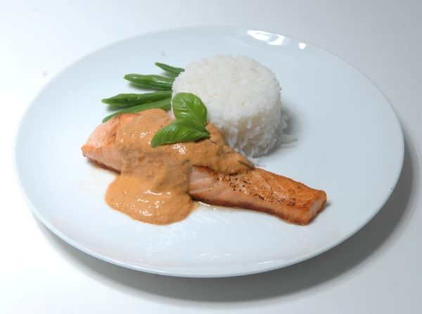 delicious Salmon Panang